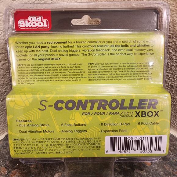 Xbox S-Controller, Green (NEW) - Microsoft - Old Skool - Picture 5 of 5